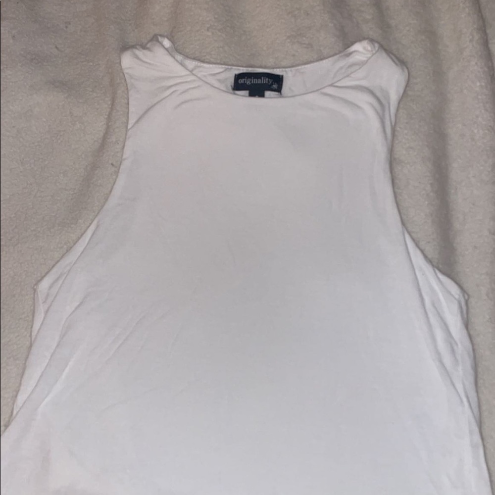 A white breezy shirt for summer it is very stretchy uncomfortable